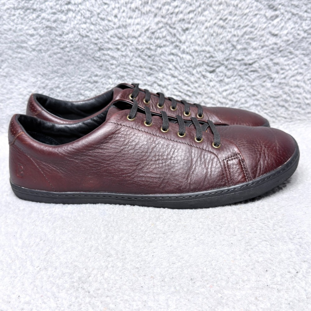 Birchbury Bramfords Mens Size 14 Sneaker Shoes Brown Leather Minimalist Bareboot